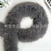 Nuevas Tiras de Piel Sintética de Zorro de 10 cm Superficie Grande de Piel Hechas a Mano para DIY Chal Chaqueta de Plumas Sudadera Cuello de Piel Accesorios en Stock Venta al por Mayor