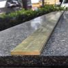 Tira de Cobre Sólido Cobre Puro Tira Cuadrada Tira Plana Baldosa Cerámica Cierre Sobre Puerta Piso de Madera Incrustado Tira Decorativa de Cobre Sellado de Bordes de Piedra