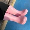 Fabricante de Botas de Lluvia para Niños para Comercio Transfronterizo, Suela Suave Antideslizante, Ligeras, Adecuadas para Niños y Niñas de 2 a 12 Años, Botas de Lluvia de Media Pantorrilla, Zapatos de Agua para Bebés