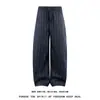 Comercio Exterior Transfronterizo 2026 Pantalones Casuales Caídos para Hombre Pantalones Rectos Rayados Pantalones de Pierna Ancha Sueltos Retro Modernos Amazon
