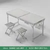 Mesa Plegable para Montaje de Puesto Exterior, Uso Comercial, Mesa de Comedor Rectangular Portátil, Mesa Plegable para Decoración y Ceremonias de Inauguración