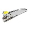 71741225 para Lancia Ypsilon 843 2003-2011 Manija Interior de Puerta Delantera Derecha + Cromado