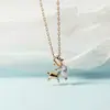 Collar de asta para mujer, cadena simple para clavícula, estilo Mori de estudiante moderno, personalidad coreana fresca, regalo de San Valentín