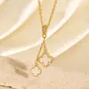 Colar Pingente Longo Geométrico Retro Francês para Mulheres Incrustado com Pedras Preciosas Coloridas, Design de Coração e Estrela Colar de Nicho