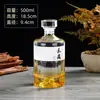 Botella Transparente para Licor de 500ml con Tapa para Licor Casero, Botella para Licor de Grano, Botella de Licor Vacía Sellada, Paquete de 0.5 kg