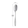 Cuchillo, Tenedor y Cuchara de Acero Inoxidable Hotel Hogar Juego de Cuatro Piezas Vajilla Occidental Estilo Europeo Mate Engrosado Cuchillo para Bistec y Tenedor Cuchara para Comer