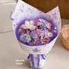 Papel de Envoltura para Ramo de Flores de Papel con Flor de Nube Estampada en Tinta Shangjin Papel de Envoltura Impermeable con Estampado de Flores Creativo Tienda de Flores para Manualidades al por Mayor
