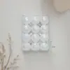 Sinfonía Navideña Set de Bolas Transparentes Adornos para Árbol de Navidad DIY Diseño de Escena Atmósfera Decoración Festiva Listo en Stock