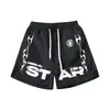 Shorts Deportivos de Secado Rápido para Hombre con Estampado de Llamas Nuevo Verano 2025 Pantalones Casuales de Cinco Puntos de Moda