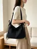 Bolso de Hombro con Letras Tailandesas de Colores Candy para Debajo del Brazo Bolso de Mano Nuevo de Moda para Mujer Bolso de Tela de Nylon de Alta Calidad con Lazo