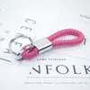 Nueva moda creativa cuerda trenzada doble anillo llavero de coche colgante de llave de pareja DIY Changan Modern Baojun