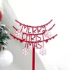 Copyright Ins Wind Feliz Natal Decoração de Bolo em Acrílico Suprimentos para Torta de Natal Plugin de Bolo Bolo de Natal