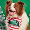 Fábrica de Origen Amazon Más Vendido Pañuelo Bandana para Gato Perro Babero Navidad