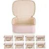 Caja de Joyería Popular Transfronteriza de Amazon Bolsa de Empaque Conveniente para Viaje de 8 Piezas Caja de Almacenamiento de Joyería Caja de Joyería para Pendientes