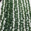 Videira de Folhas Flor Artificial 64 Peças Folhas Impressas em Serigrafia Flores Falsas Folhas de Uva Decoração de Videira de Flor de Teto de Hotel Videira de Folha Luo Verde Artificial