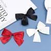 Llegada Nueva Coreana Pinza para el Cabello con Lazo de Tres Capas Popular en Internet ins Elegante Francés Elegante Pinza Lateral de Cinta Accesorios para el Cabello para Mujeres