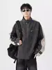 Jaqueta de Couro Motociclista Retro Americana para Homens e Mulheres, Jaqueta de Couro PU Solta High Street de Outono, Top Casual Tendência Cool