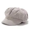 Boina para Mujer Gorra Octagonal Primavera y Otoño Gorra de Pintor Gorra Newsboy de Viaje Sombrero para Hombre y Mujer