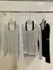 WGWE Conjunto de Top sin Mangas de Rayas Estilo Coreano Holgado para Principios de Otoño + Cárdigan Delgado de Manga Larga para Mujer W10718