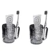 Vaso para cepillo de dientes de oso para el hogar, vaso para enjuague bucal de pareja, vaso para cepillo de dientes de lujo ligero, vaso de lavado con forma de zapatilla, vaso para accesorios dentales, portacepillos de dientes