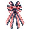 Dia da Independência Americana Laço de Fita Artesanal Dia Nacional Série Estilo Japonês Independente Laço Decorativo Acessórios DIY