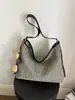 Bolsa de Ombro com Alto Valor Estético, Estilo Preguiçoso e Relaxado, Bolsa Tote Tendência e de Grande Capacidade, Bolsa Cesta para o Dia a Dia, Bolsa de Praia para Férias