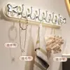 Gancho de Almacenamiento de una Fila sin Taladro con Ventosa Montado en Pared Colgador de Ventosa para Baño Colgador sin Rastro para Almacenamiento en Cocina