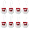 2026 Natal Bolas Coloridas de Pelo Falso de Coelho DIY Enfeites de Decoração para Árvore de Natal Feriado Bola de Pelúcia Transfronteiriça Novo Produto
