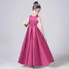 Vestido para Niña Aliexpress Transfronterizo 2026 Nuevo Vestido de Satén para Piano de Niña Vestido de Cumpleaños para Niña Pequeña