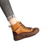 Celebriade da Internet Explosões Retrô Sapatos de Cano Alto com Solado Grosso Feminino 2024 Novo Outono Solado Macio Sola Alta Antiderrapante Resistente ao Desgaste Cano Médio Sapatos da Moda