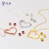 Colar de Aço Inoxidável em Formato de Coração com Escrita de Amor Pod Nome Personalizado Colar de Amor com Contas Presente de Natal