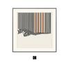 Pintura Decorativa Naranja Mural Cuadrado Pintura Minimalista Moderna Lujo Ligero Pintura Colgante Sala de Estar Fondo de Sofá Pared Lote de Fabricante