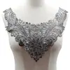 Collar de Encaje Soluble en Agua Piezas de Corsage de Encaje de Poliéster Collar Falso Hueco Accesorios de Ropa DIY Encaje para Cuello