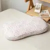 Almofada Cervical de Trigo Sarraceno Sono Casa Proteção do Pescoço Tração Elástica Especial Artemísia Casa Pessoa Única Lavável Almofada Floral