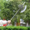 Guan Yu Hoja de Dragón Verde Media Luna Lu Bu Alabarda Fang Tian Juguetes Periféricos de los Tres Reinos Espadas Armas de Plástico PP Arma de Zhang Liao