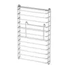 Estante de cuchillos de cocina montado en la pared con ganchos para colgar utensilios de cocina (se expande para funcionar como escurreplatos, no apto para uso independiente)