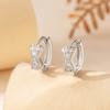 Pendientes Henson de cobre con circonitas y lazo dulce y bonito para niña.