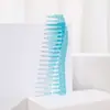 2025 Transfronterizo Nuevo Peine Pequeño Portátil Peine de Dientes Anchos Peine para Peinar el Cabello Peine Electroplateado Peine de Mano para Llevar en el Equipaje