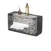 Caja de Pañuelos Facial Glacier de Alta Apariencia Sencilla Accesible Lujo Baño del Hogar Multifuncional Montada en la Pared Caja de Pañuelos