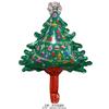 Globo Nuevo de Navidad Árbol de Navidad Palo de Mano Papá Noel Campana de Navidad Regalo Decoración de Fiesta