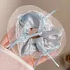 Scrunchie de rede de renda de bolinhas novo estilo coreano com um toque vintage e sofisticado, adequado para rabos de cavalo, um acessório de cabelo para meninas