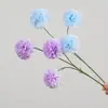 Flores de crisântemo em formato de bola artificiais, decoração de casamento, arranjo para casa, adereços de fotografia, flores artificiais, paisagismo de shopping, decoração de caminho de flores