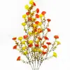 Enredadera Colgante de Pared de Eucalipto Violeta Artificial, Flores Artificiales para Decoración del Hogar y Jardín Exterior, Enredadera de Jardinería Simulada