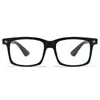 Gafas Cuadradas Retro Nuevas Transfronterizas Europeas y Americanas Unisex Marco Clásico Anti Luz Azul Sin Graduación