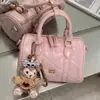 Bolso Cruzado para Mujer Estilo Perezoso Transfronterizo 2026 Nueva Moda Bolso Acolchado Bolso de Hombro Bolso para Viajar Bolso de Bowling
