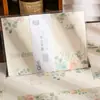 Conjunto de Papelaria Artístico Floral, Cartões Postais de Boas Festas, Presentes Românticos para Casais, Prêmios de Papelaria para Alunos e Professores