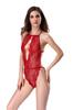 Comércio exterior Europa e Estados Unidos explosões lingerie sexy AliExpress desejo sexy renda macacão pijamas sexy
