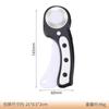 Cortador Manual Rotativo, Cortador de Couro, Cortador de Papel, Cortador Redondo para Papel de Parede, Rodízio, Linha Pontilhada, Curva, Linha Ondulada Faca Utilitária