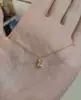 Colar Quadrado Pequeno de Diamante Banhado a Ouro 18K em Prata de Lei S925, Estilo Básico para o Dia a Dia, Corrente de Clavícula Super Brilhante Versátil para Mulheres