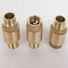 Válvula de Retención Vertical de Latón Engrosado con Rosca Macho/Hembra de 4 Puntos 1/2 Resorte Doble Rosca Macho Válvula Unidireccional Válvula Anti-retorno para Tubería de Agua